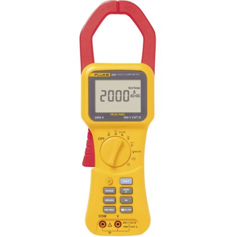 Fluke 355 Pince ampèremétrique, Multimètre numérique CAT III 1000 V, CAT IV 600 V Affichage (nombre de points): 4000
