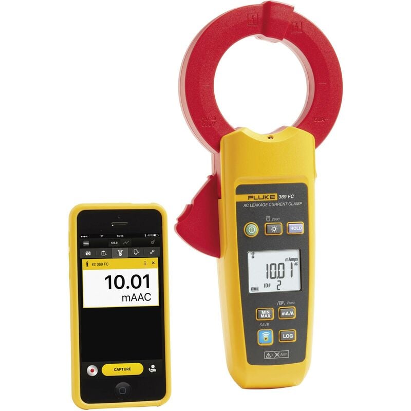 Fluke - 369 fc Pince ampèremétrique numérique enregistreur de données cat iii 600 v Affichage (nombre de points): 3300 S779921