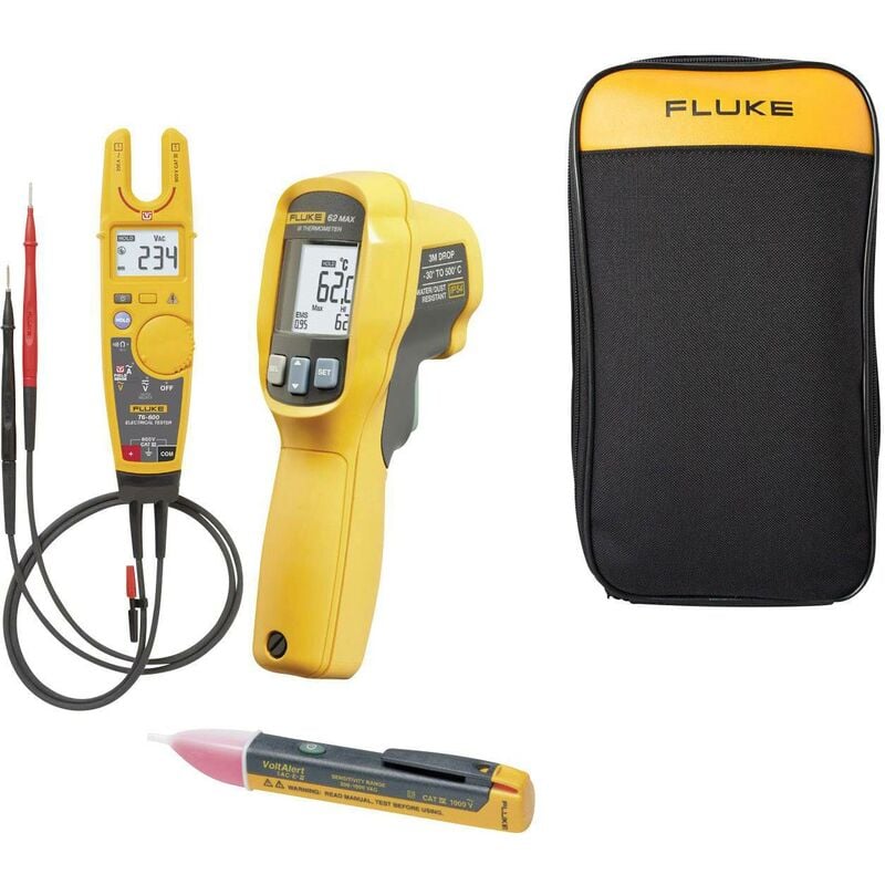 Fluke T6-600/62MAX+/1ACE Multimètre , Testeur électrique numérique CAT III 600 V Affichage (nombre de points): 2000 D621511