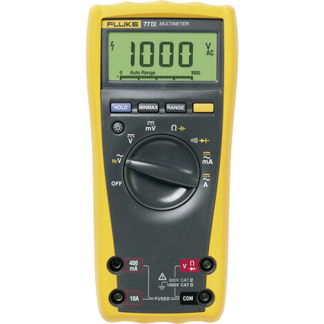 Fluke 77-4/EUR Hand-Multimeter  digital  CAT III 1000 V, CAT IV 600 V Anzeige (Counts): 6000