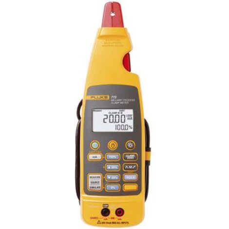 Fluke  772 Pinza amperometrica, Multimetro portatile digitale Corrente di uscita CAT II 300 V Display (Counts): 1200