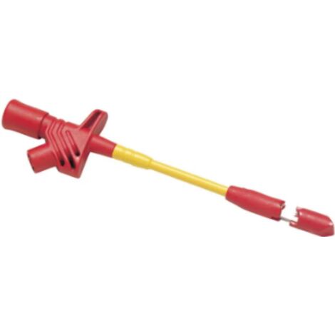 Fluke  AC89 Morsetto a clip/coccodrillo isolato Presa 4mm CAT IV 600 V, CAT III 1000 V Rosso 1 pz.