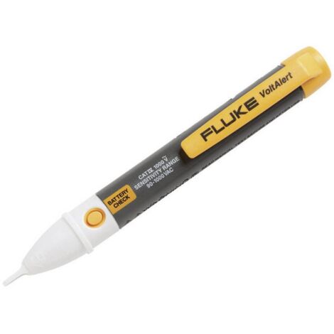 Fluke – Détecteur de tension sans contact – CAT IV 1000 V – Plage de mesure 200-1000 V/AC – Pointe lumineuse en présence de tension