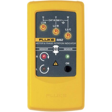 Fluke Drehrichtungstester pour moteurs électriques noir jaune