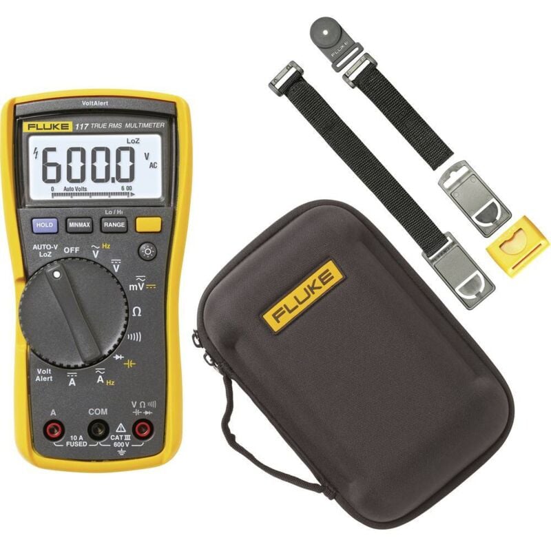 Fluke FLK-117/C11XT/TPAK Multimètre numérique CAT III 600 V Affichage (nombre de points): 6000 Y513373