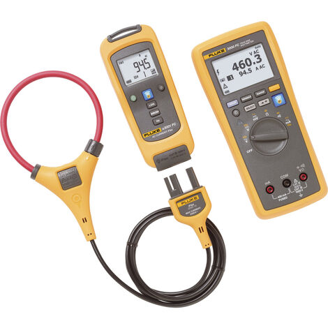 Fluke FLK-A3001 FC KIT Stromzange, Hand-Multimeter  digital Grafik-Display, Datenlogger CAT III 1000