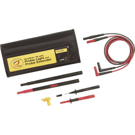 Fluke L215 Sicherheits-Messleitungs-Set Prüfspitze, Lamellenstecker 4 mm Lamellenstecker 4 mm  Rot,