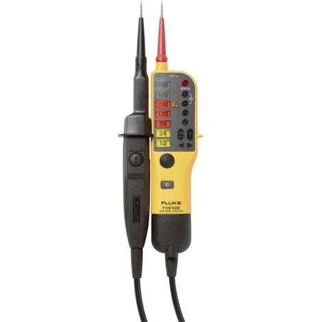 Fluke T110 Zweipoliger Spannungsprüfer CAT III 690 V, CAT IV 600 V LED, Vibration, Akustik