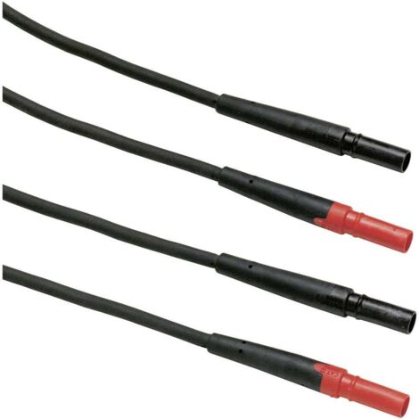 Fluke TL27 Set de cordons de mesure de sécurité mâle 4 mm mâle 4 mm 1.50 m rouge, noir 1 pc(s)