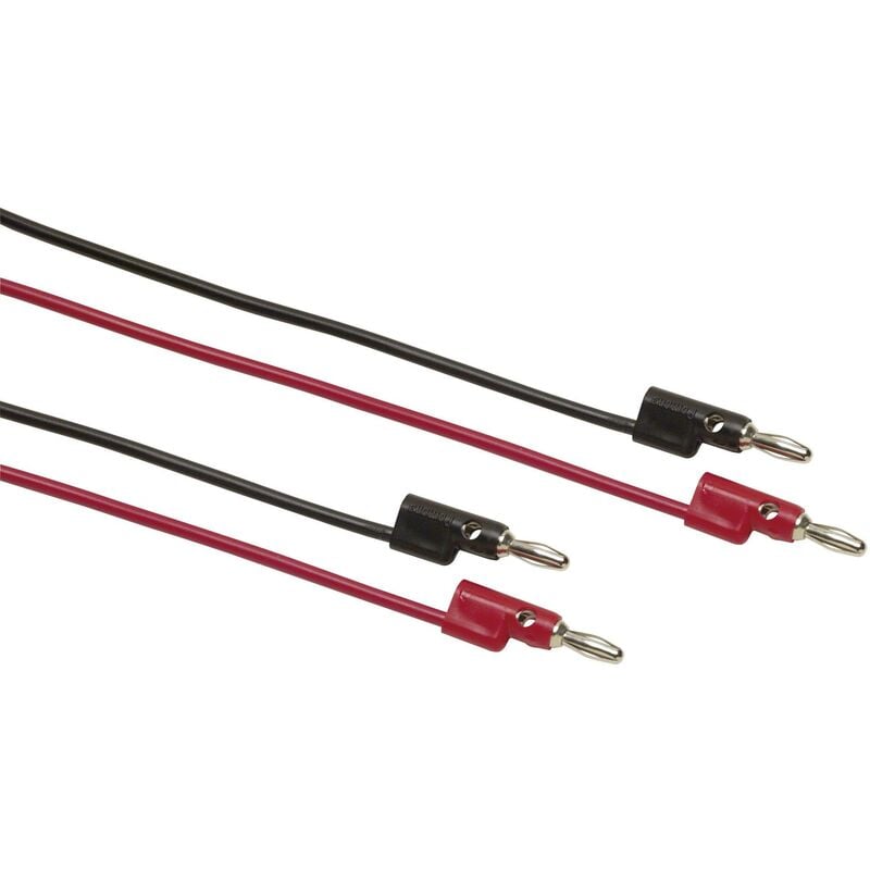 TL930 Set de cordons de mesure banane mâle 4 mm banane mâle 4 mm 0.60 m rouge, noir 1 pc(s) Y454481 - Fluke