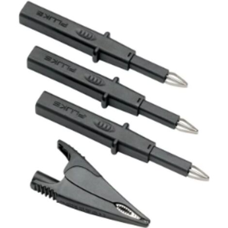 Fluke  TLK 290 Kit sonde isolate Connettore 4 mm CAT II 1000 V, CAT III 1000 V Nero 1 pz.
