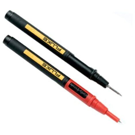 Fluke TP175E Coppia di puntali 2mm R+N con schermatura retrattile CAT II..IV e adattatore 4mm, no cavo