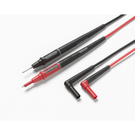 FLUKE TP175E JUEGO DE SONDAS DE SEGURIDAD DE 4 MM ENCHUFABLES CAT III 1000 V, CAT IV 600 V NEGRO, ROJO 3565568