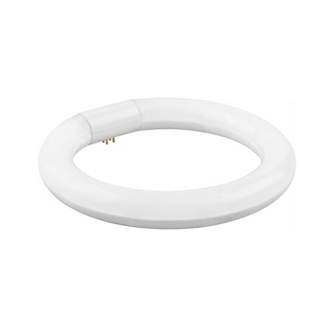 FLUORESCENTE ALUMINIO CRISTAL LED CIRCULAR T-9 32 CM 20W LUZ FRIA - 23227