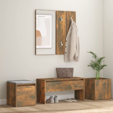Flurmöbel-Set Räuchereiche Holzwerkstoff CFW490834