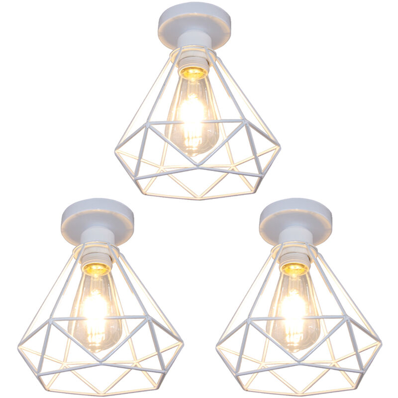 Image of Flush Ceiling Lights, Vintage Industrial Ø20cm&hellip;