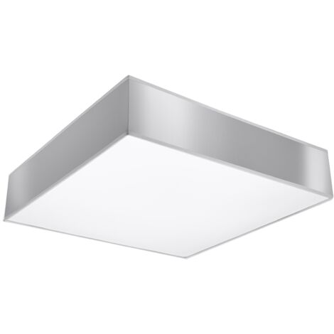 Flush Light Grey 55cm E27 Bündig Hellgrau 55cm E27