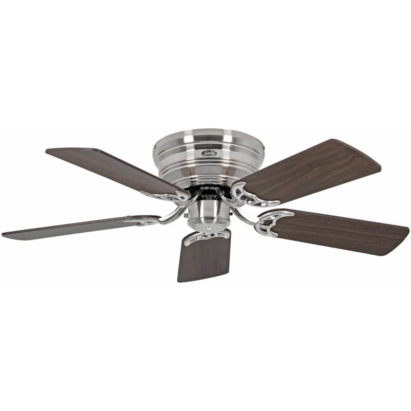 Flush Mount Ceiling Fan Classic Flat iii Chrome 103