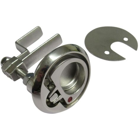 Flush Mount Lifting Ring Pull Handle 60MM (Stainless Steel Adjustable Door Catch)