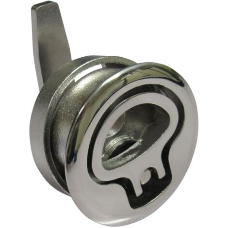 Flush Mount Lifting Ring Pull Handle 61MM (Stainless Steel Adjustable Locking Door Catch)