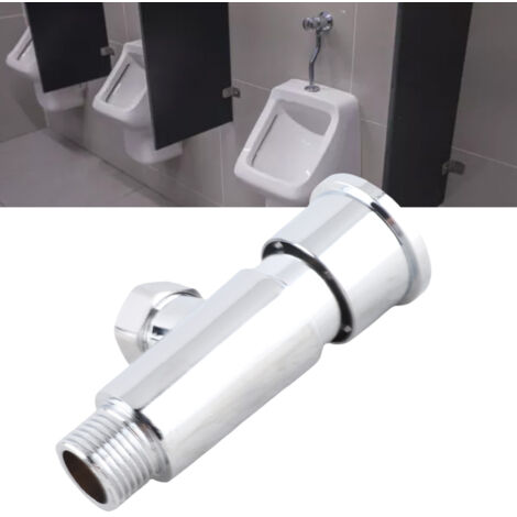Flush Valve Kit [Kit de Réparation WC] Zinc Alloy G1/2 Pièces de Remplacement Bouton Manuelle Robuste