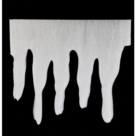 Flusso di neve 35x200cm bianco - Atmosphera créateur d'intérieur
