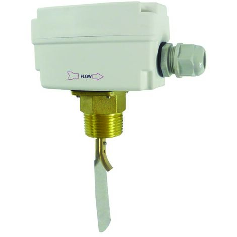 Flussostato regolabile per liquidi 1"M ottone IP65 24–250 Vac