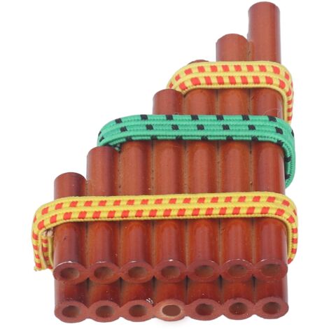 Flûte de Pan en Bambou Miniature pour Maison de Poupée - Instrument de Musique Décoratif