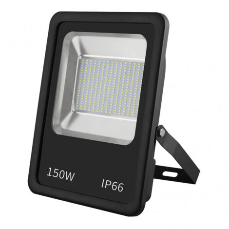 flutlicht led smd dacita 150w 6500k schwarz 13500lm   120º ip66 42,5x32,5x8 cm