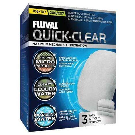 Fluval 107/207 3 UDS FOAMEX FINO