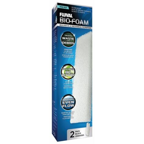 FLUVAL 2 blocchi di spugna 406 - Per acquario