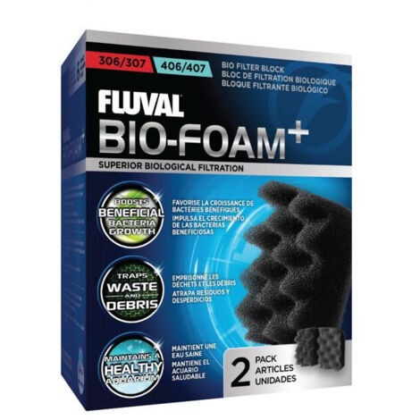 FLUVAL 2 blocchi di spugne bio 306 406 - Per acquario