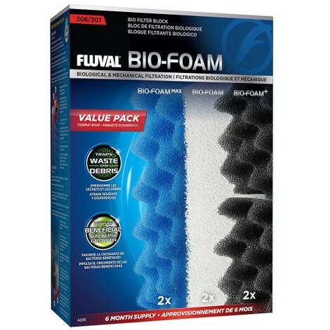 Fluval 307 Bio-Foam-Pack 6 Monate
