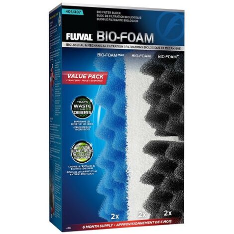 Fluval 407 Bio-Foam Pack 6 Monate