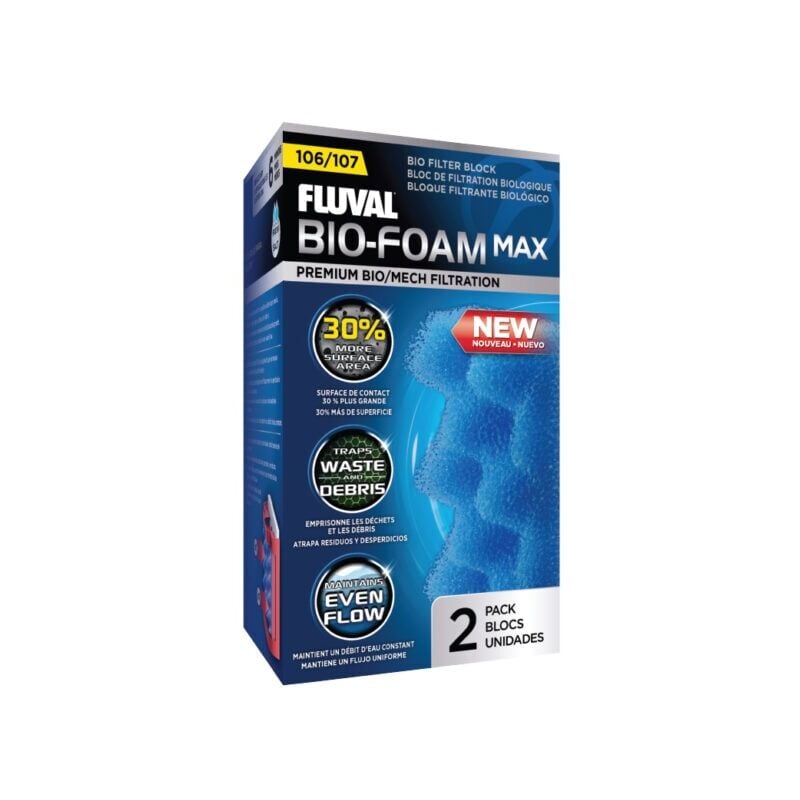 

Fluval bio-foam max azul 107, 2uds