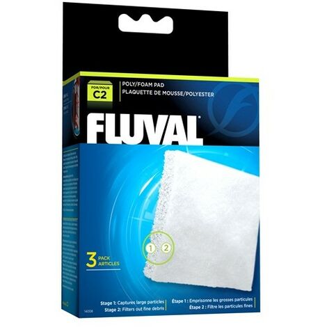 Fluval C2 Foamex/Polyesterschwarz fЩr Aquarios -Filter