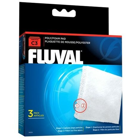 Fluval C3 Foamex/Poliesterersatz fЩr Aquariumfilter