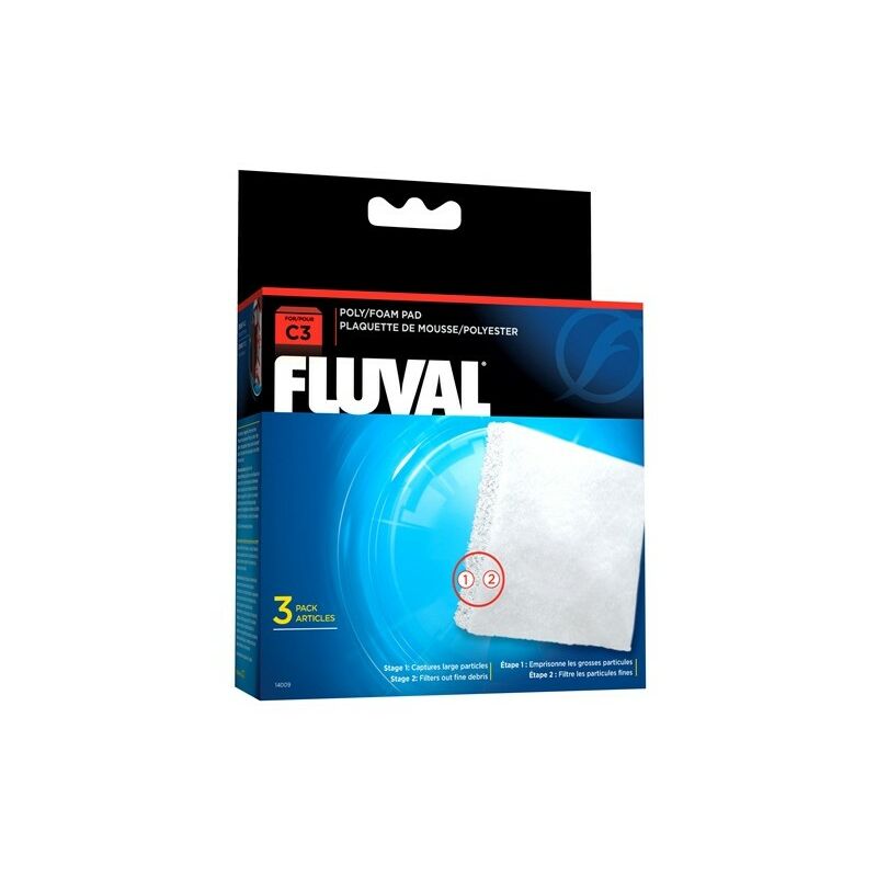 

Fluval C3 Foamex/Poliester x 6