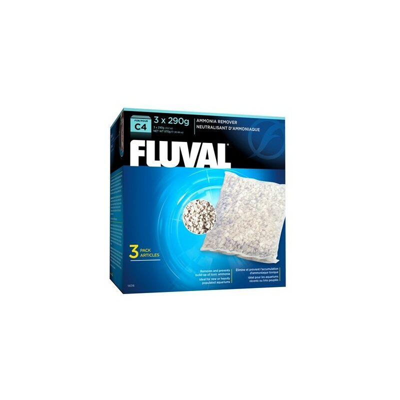 

Fluval C4 Eliminador Amoniaco. Recambio para filtro de acuarios