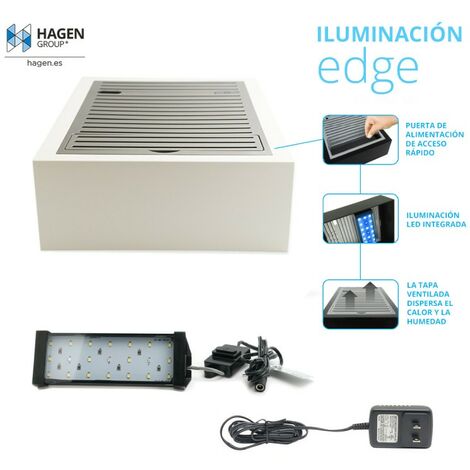 Fluval Edge 2.0 Abdeckung + Beleuchtung 23 l WeiÂ¤