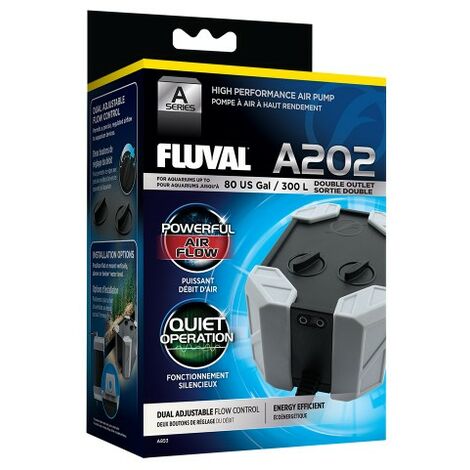 Fluval -Serie bei 202 Luftpumpe, 300 l