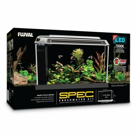 Fluval Spec Nano Aquario Blanco, 19L