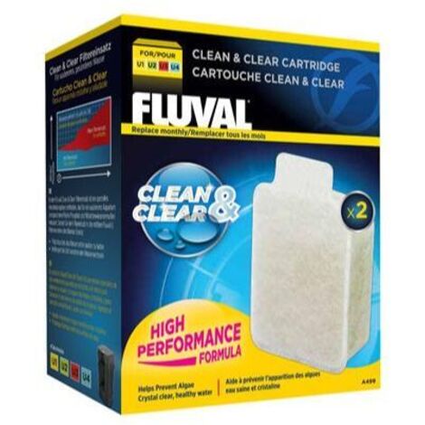 Fluval U Cartucho Clean & Clear - Pack de 2