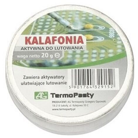 Flux de soudure ag-termopasty agt-033 20g rosine 100%