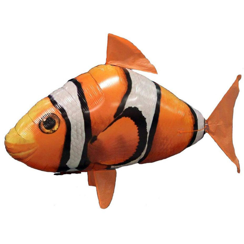 

Flying fish shark teledirigido Flying Fish Shark Air Clown Fish Toy, Rojo 423 gramos