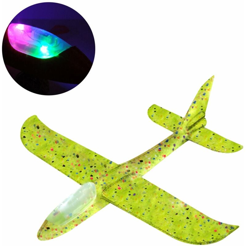 

Flying Glider Planes con flash LED Light 18.9 'Modo de vuelo de espuma Avion de aire Avion acrobatico Juego de deportes al aire libre Juguetes Regalo