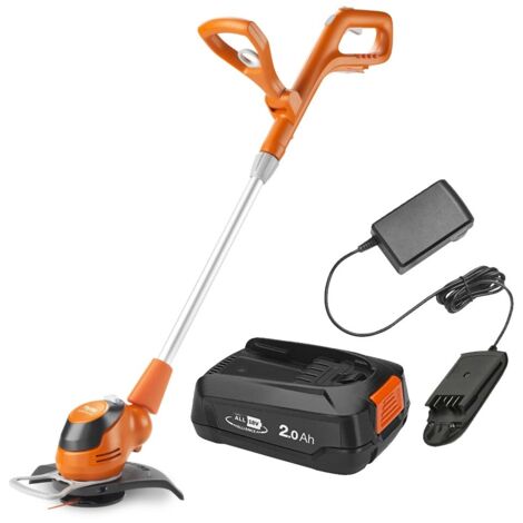 Flymo 18V EasiTrim Plus 230 Cordless Grass Trimmer Strimmer Bosch 1x 2Ah Battery