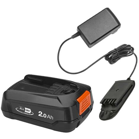 Flymo Power For All Battery & Charger Starter Set 18V 2.0Ah FLY103 FLY106 AL1810