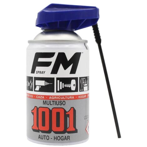 FM aflojatodo 1001 250ml. spray , Aceite aflojatodo FM Aceite multiusos formulado a base de aceites que le confieren gran poder de penetración y lubricación Fácil aplicació
