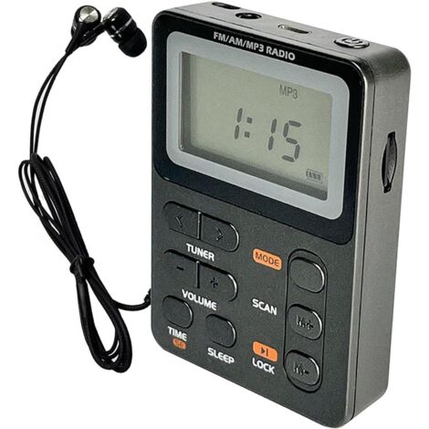 FM alimente par Batterie Rechargeable radios Casque